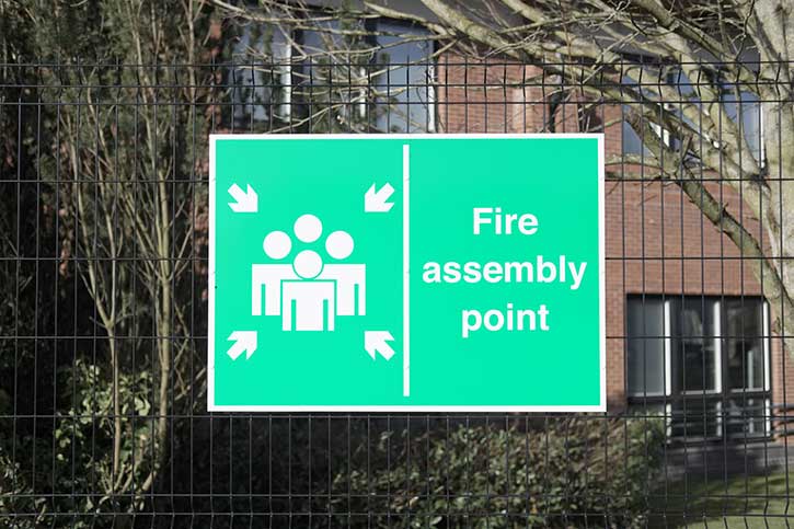 fireassemblypoint Fire Assembly Point Sign