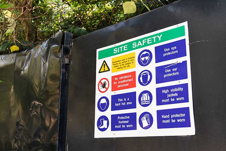healthandsafetysign Site Safety Sign