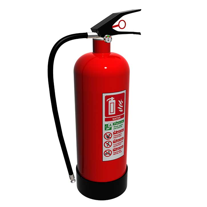 waterfireextinguisher Water fire extinguisher